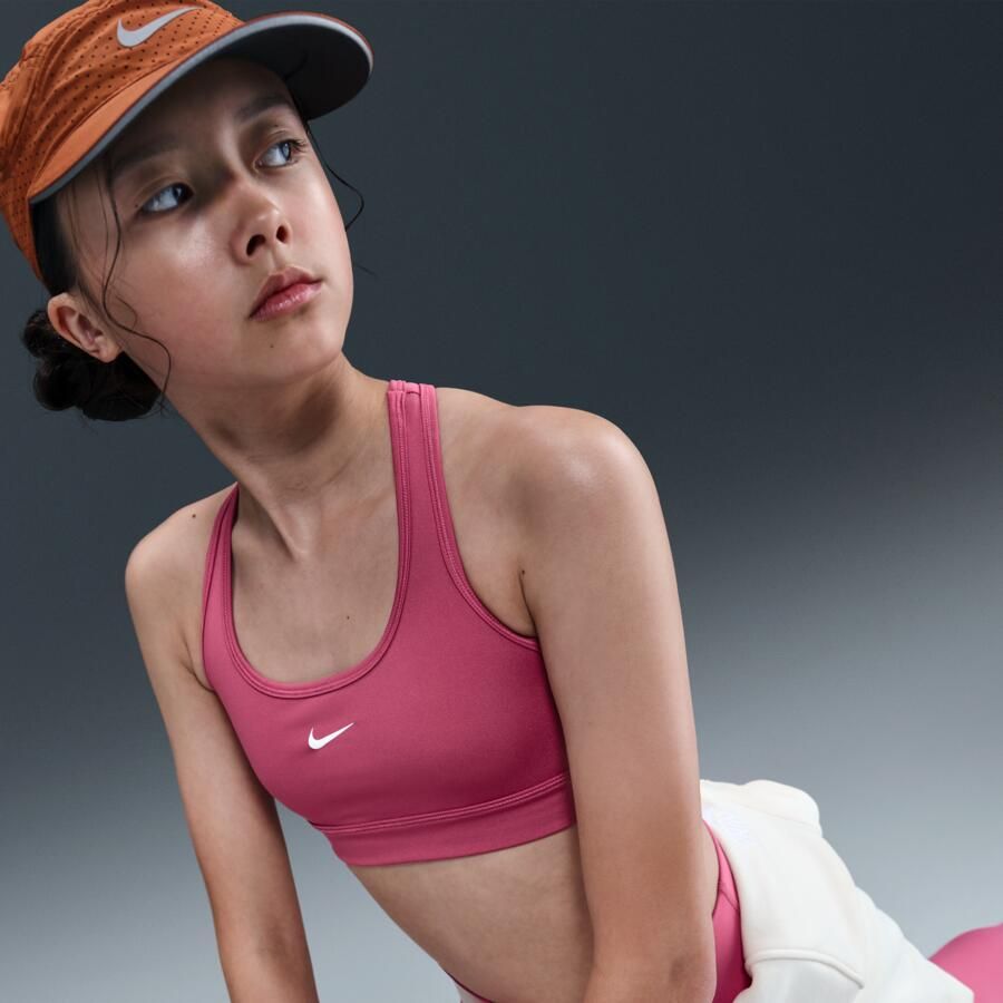 Nike Swoosh sport-bh voor meisjes Paars - Foto 2