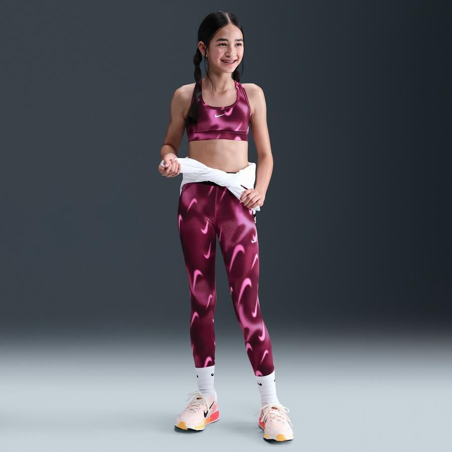 Nike Swoosh sport-bh voor meisjes Paars - Foto 3