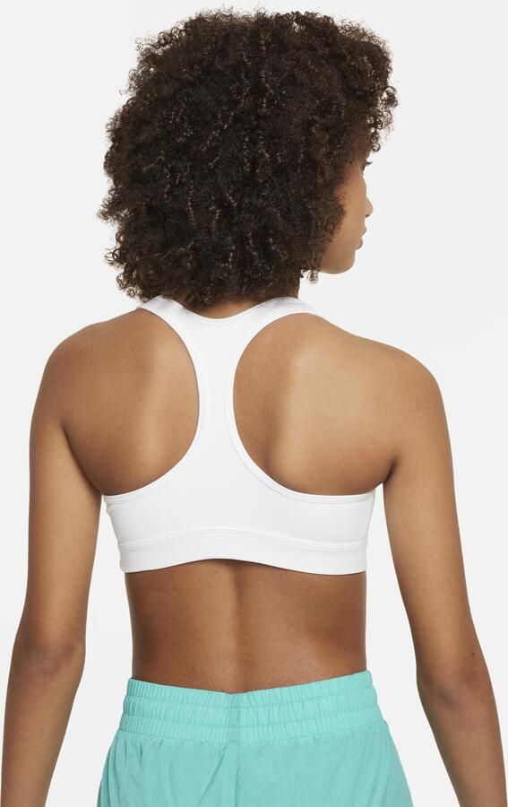 Nike Swoosh sport-bh voor meisjes Wit - Foto 4
