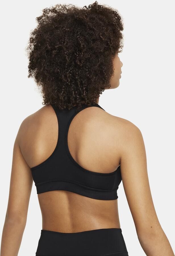 Nike Swoosh sport-bh voor meisjes Zwart - Foto 4