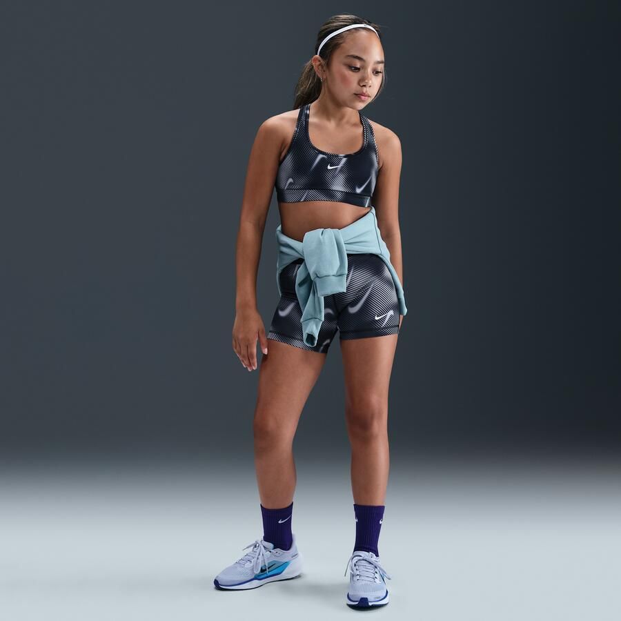 Nike Swoosh sport-bh voor meisjes Zwart - Foto 3