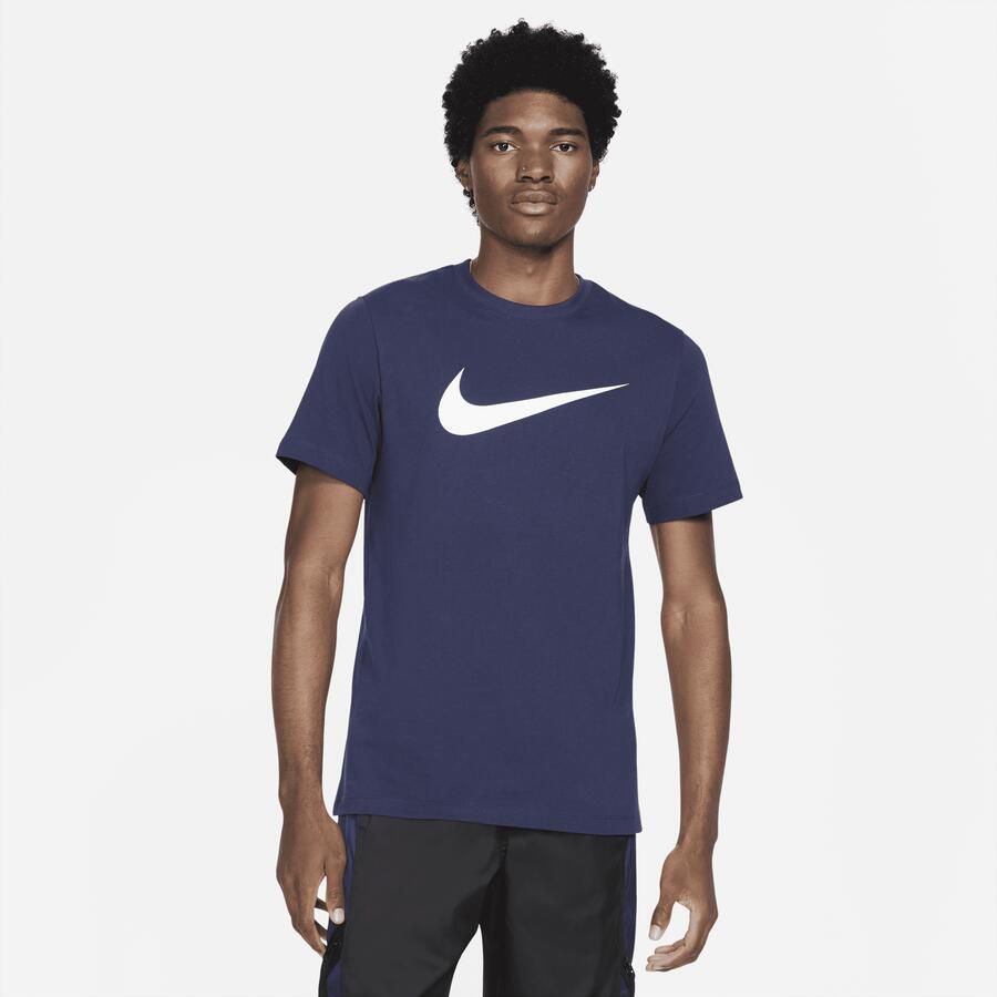 Nike Swoosh T-shirt voor heren Blauw - Foto 4