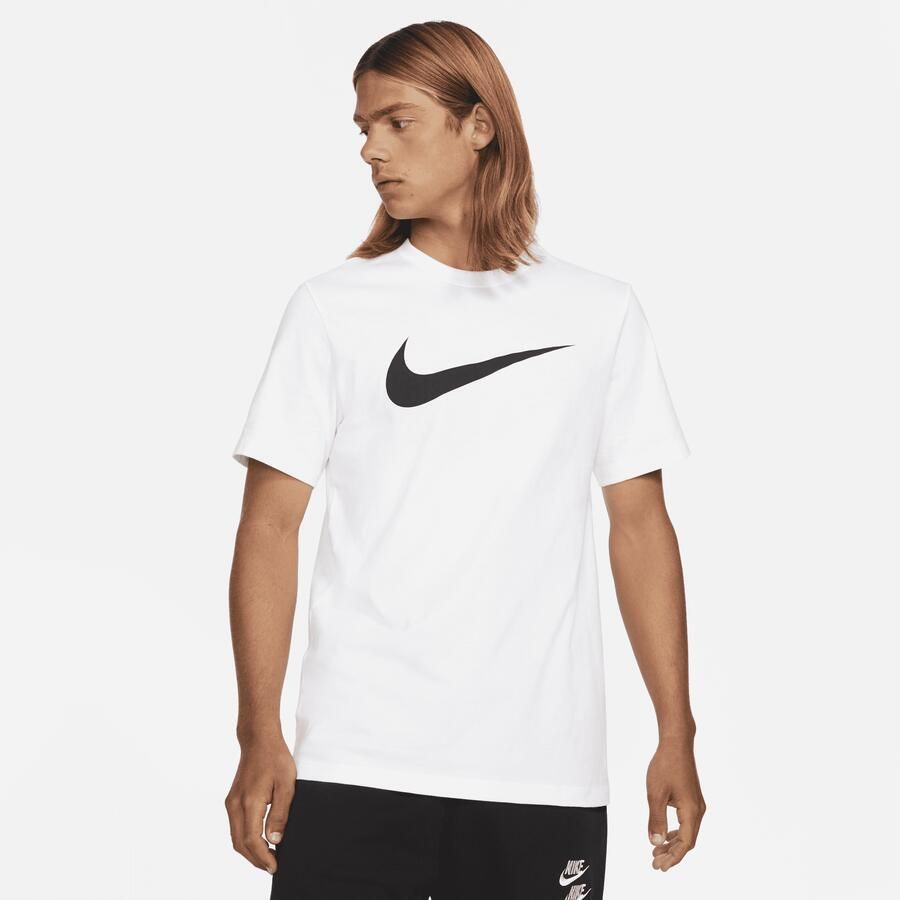 Nike Sportswear Swoosh T-shirt T-shirts Kleding white black maat: XL beschikbare maaten:S XL - Foto 3