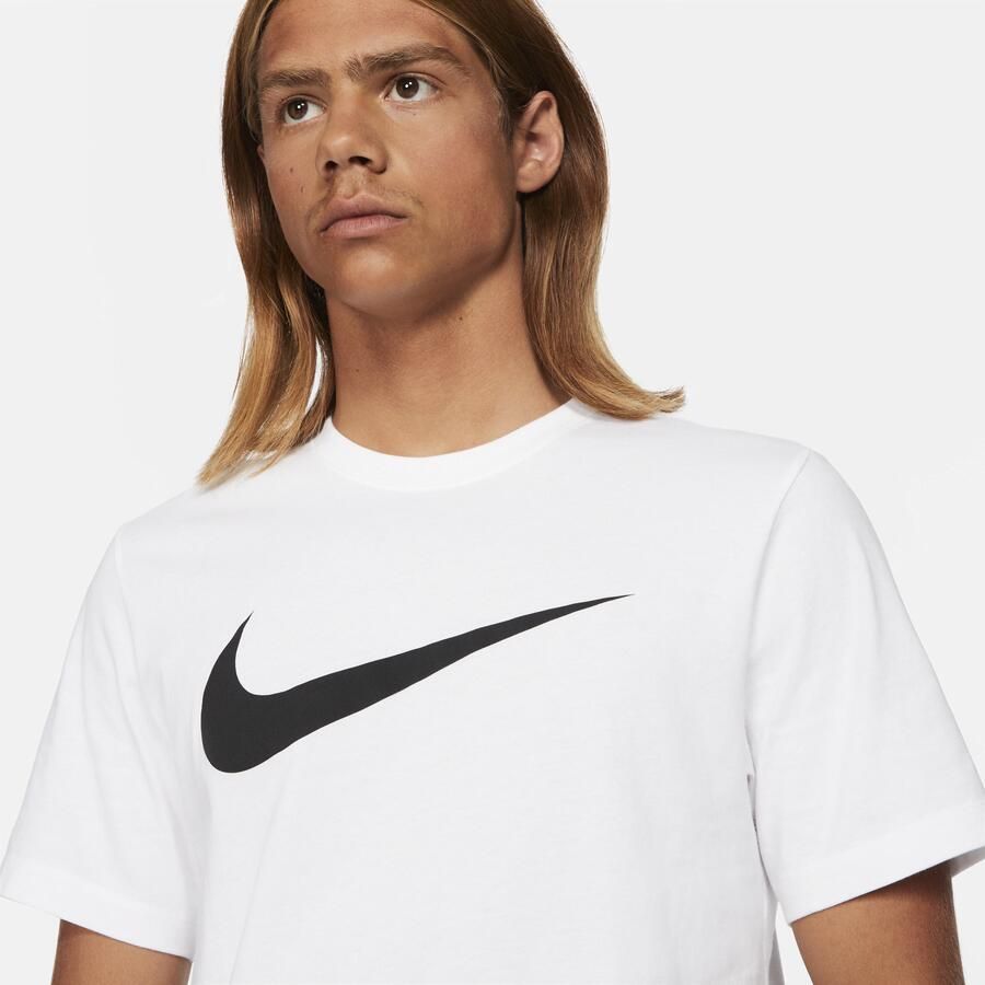 Nike Sportswear Swoosh T-shirt T-shirts Kleding white black maat: XL beschikbare maaten:S XL