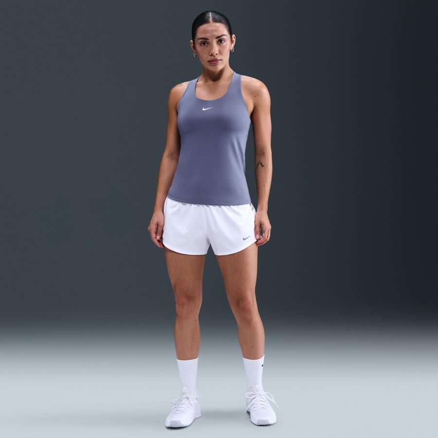 Nike Swoosh Tanktop met padded sport-bh met medium ondersteuning Blauw - Foto 3