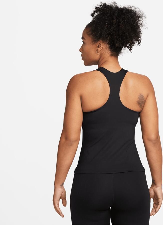 Nike Swoosh Tanktop met padded sport-bh met medium ondersteuning Zwart - Foto 4