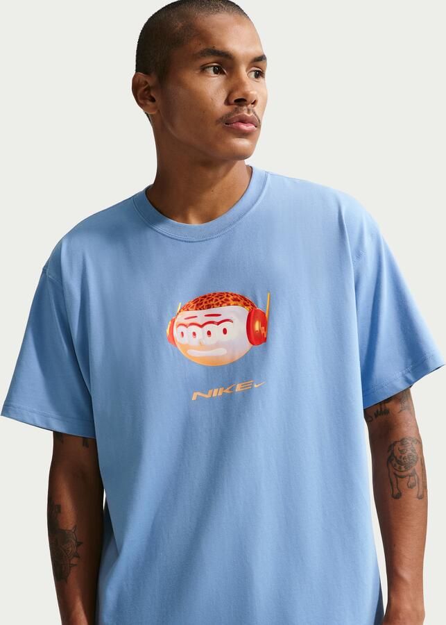 Nike T-shirt Blauw - Foto 4