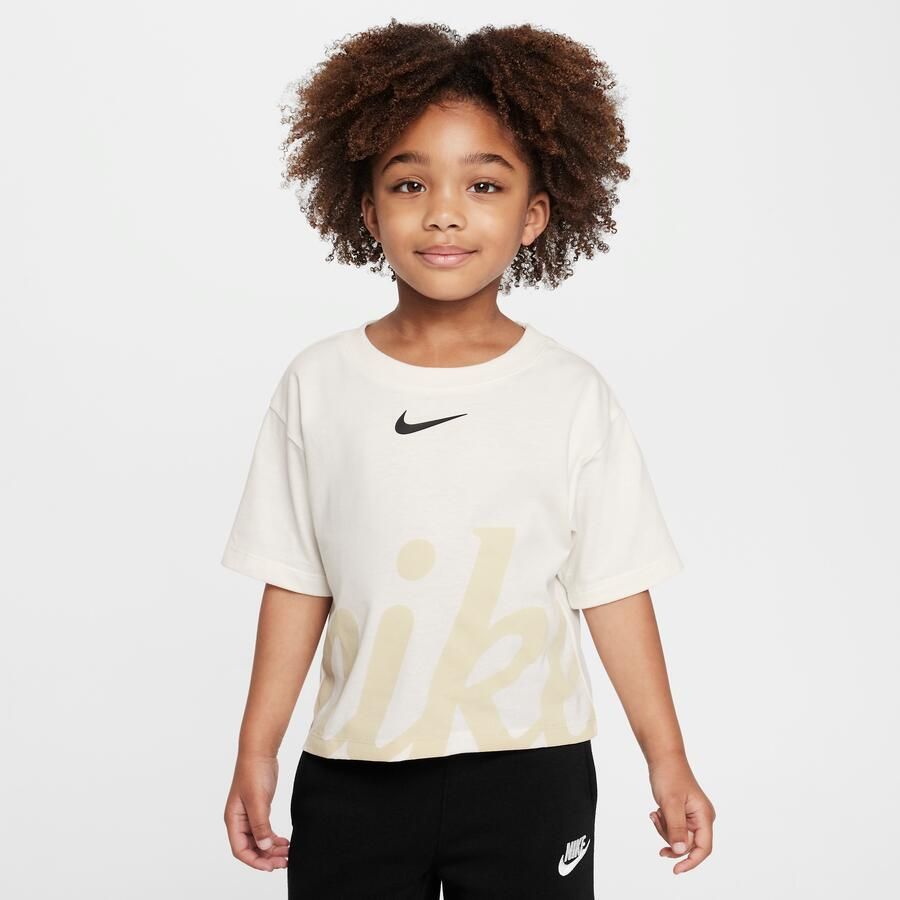 Nike T-shirt met gezellige graphic voor kleuters Wit - Foto 3