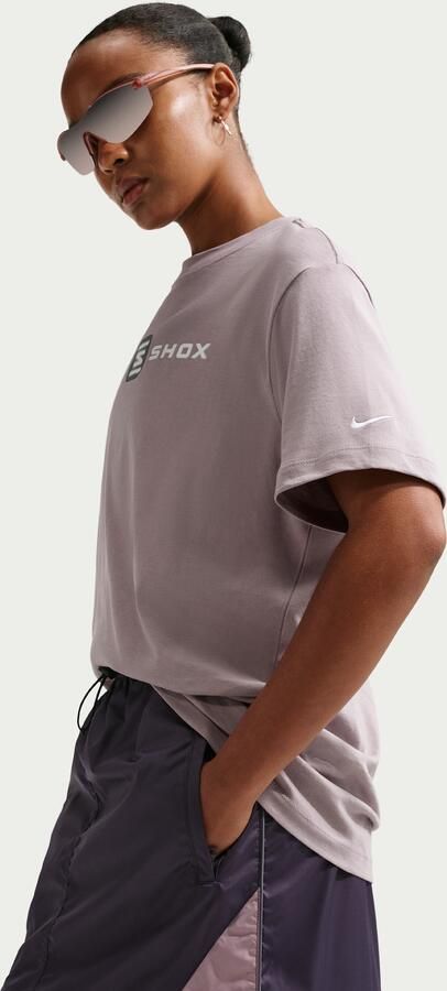 Nike T-shirt met graphic voor dames Grijs - Foto 3