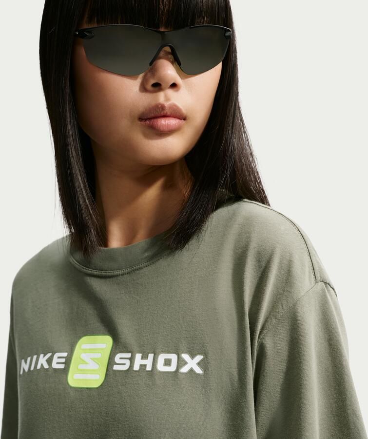Nike T-shirt met graphic voor dames Grijs - Foto 3