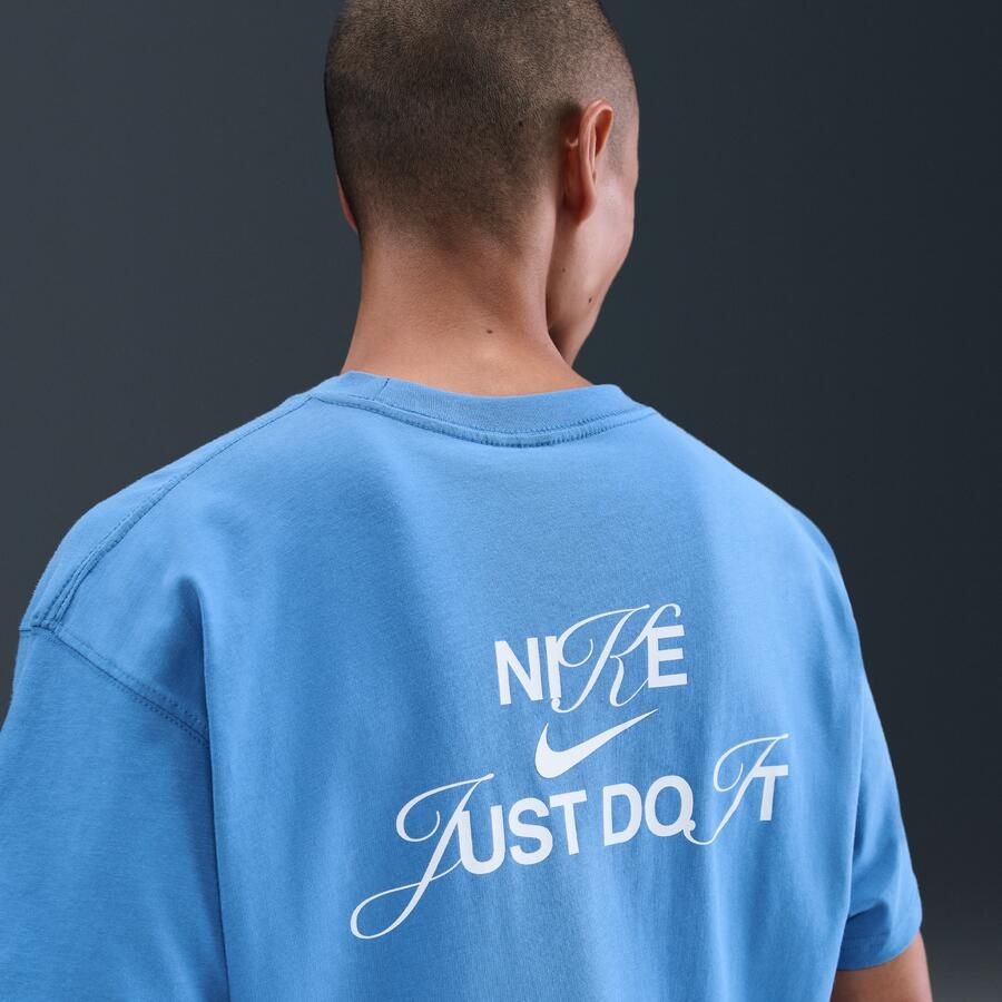 Nike T-shirt met graphic voor heren Blauw