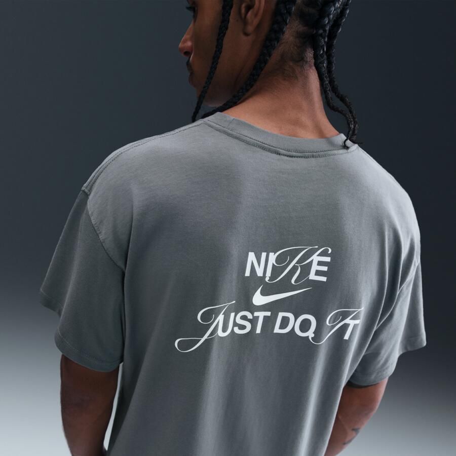 Nike T-shirt met graphic voor heren Grijs