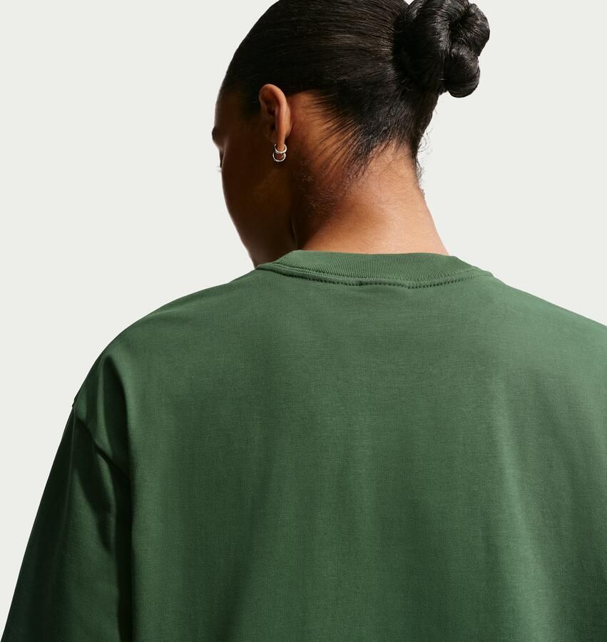 Nike T-shirt met korte mouwen en recht design voor dames Groen - Foto 2