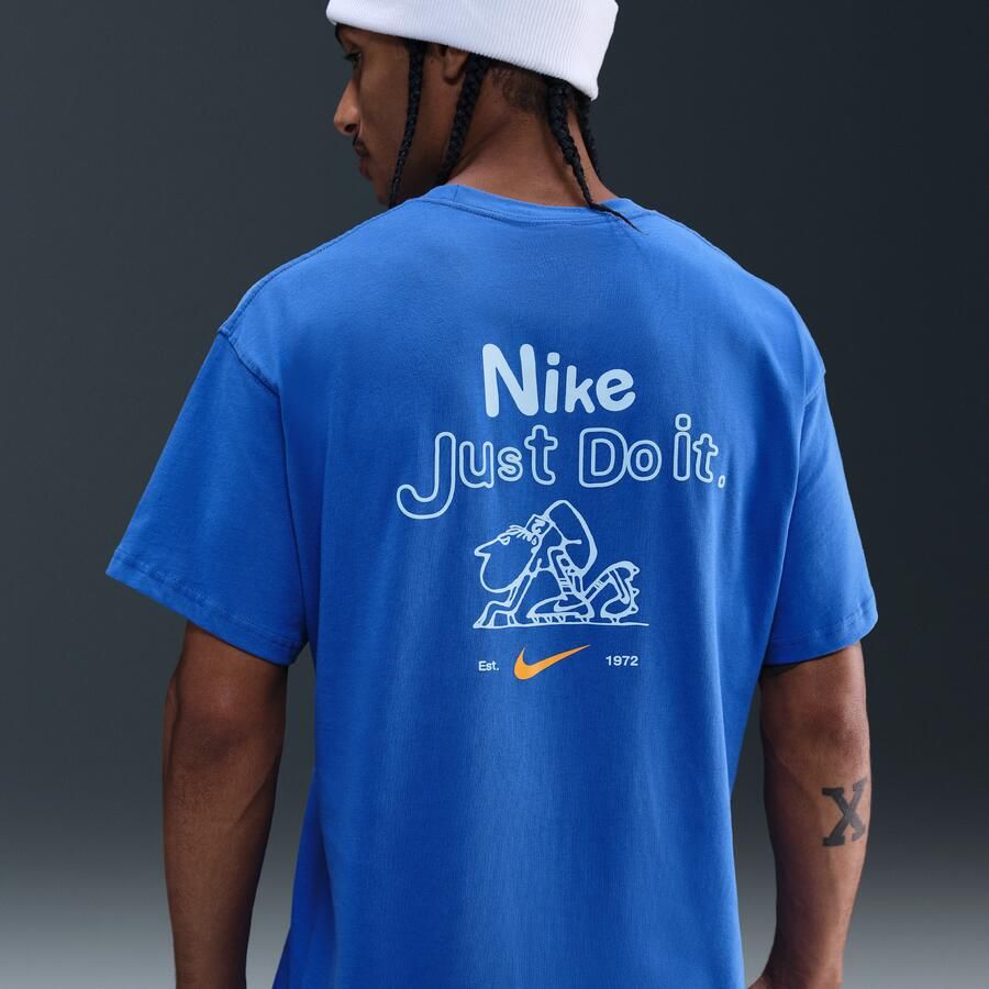 Nike T-shirt voor heren Blauw