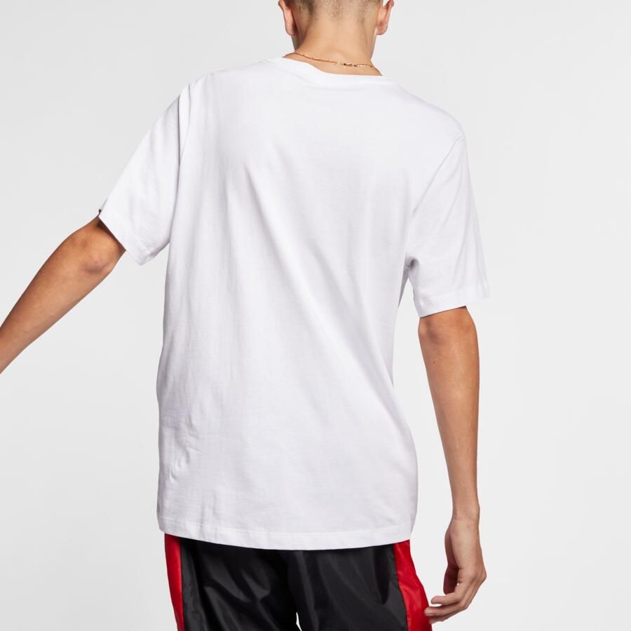 Nike Icon Futura Wit Zwart Rood T-shirt White Heren - Foto 2