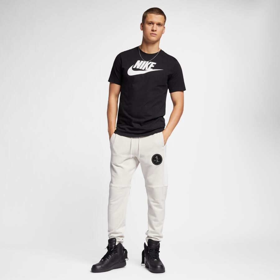 Nike Zwarte Katoenen Oversized T-shirts en Polos Black Unisex