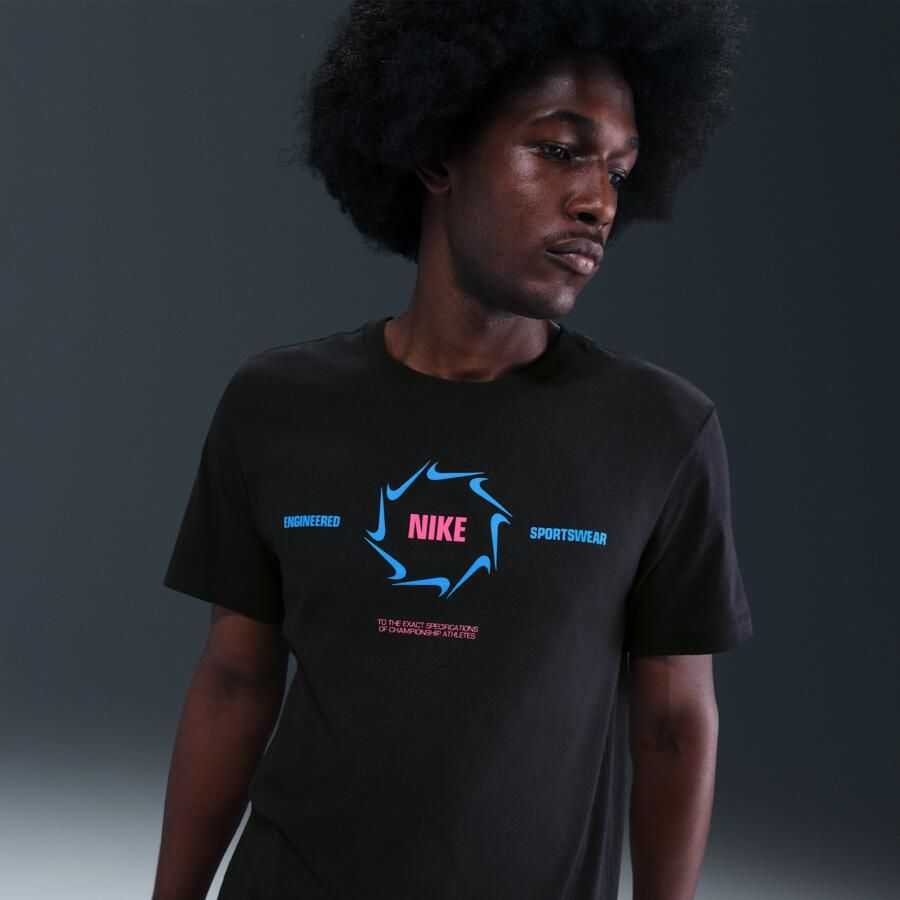 Nike T-shirt voor heren Zwart - Foto 4