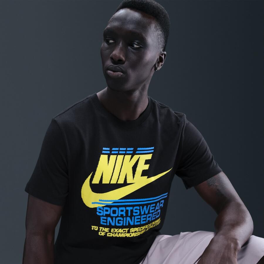 Nike T-shirt voor heren Zwart - Foto 2