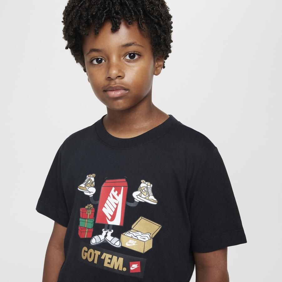 Nike T-shirt voor kids Zwart