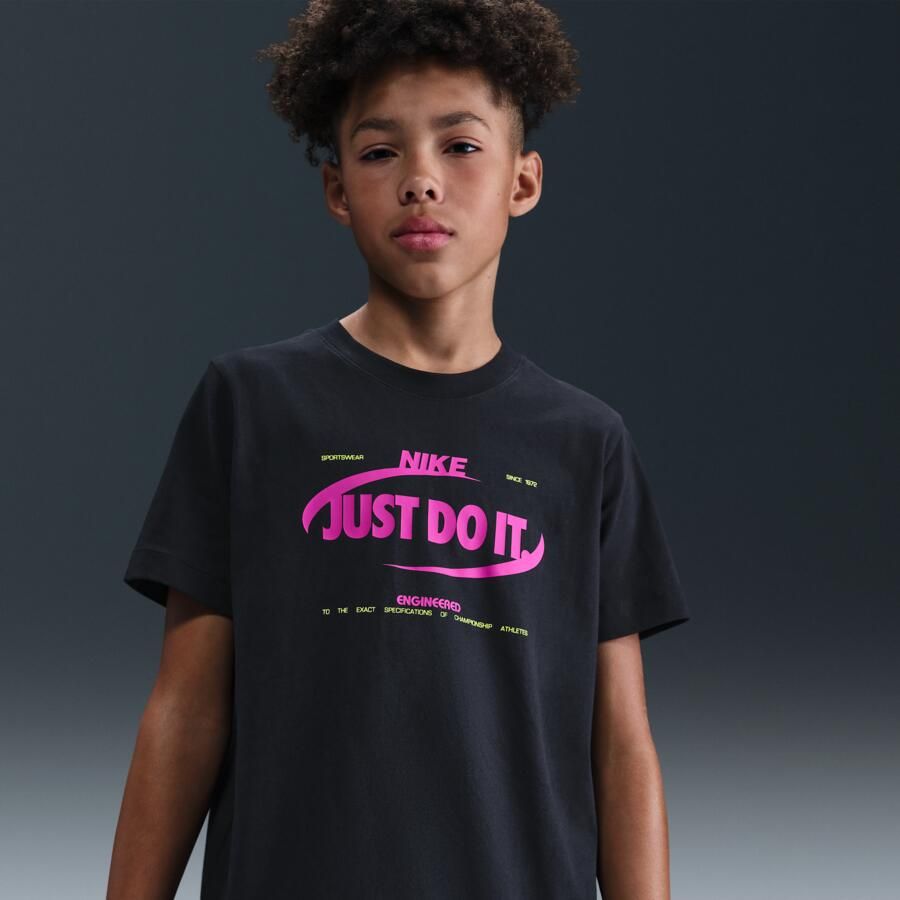 Nike T-shirt voor kids Zwart - Foto 4