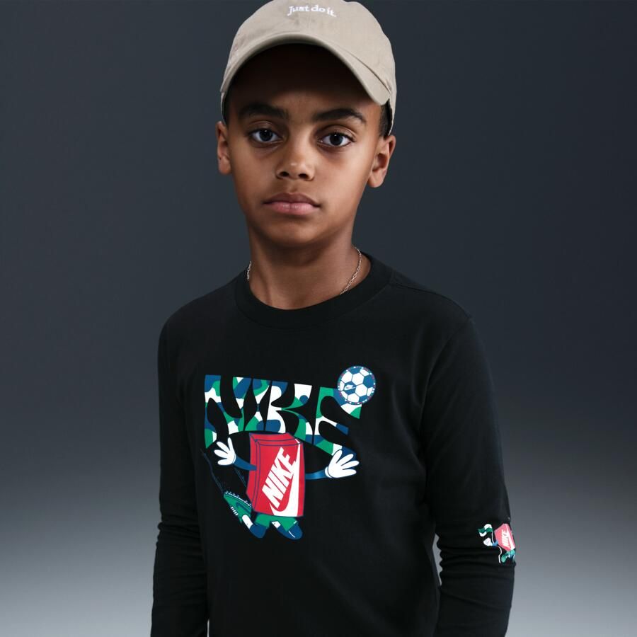 Nike T-shirt voor kids Zwart - Foto 4