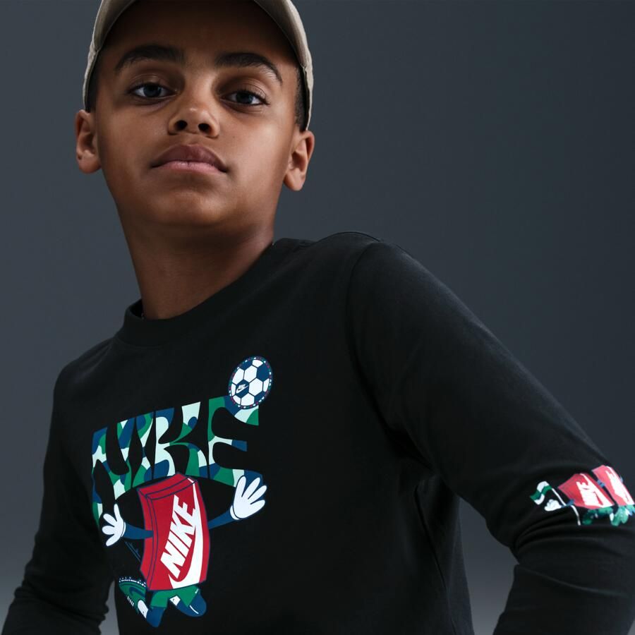 Nike T-shirt voor kids Zwart