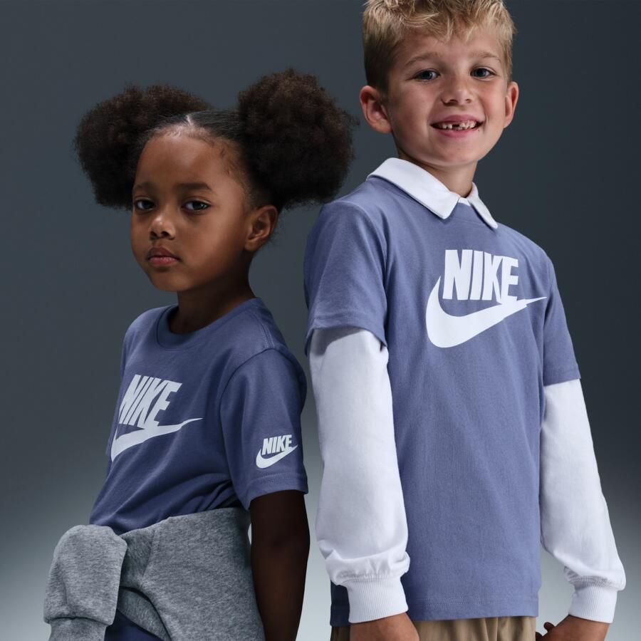 Nike T-shirt voor kleuters Blauw - Foto 4