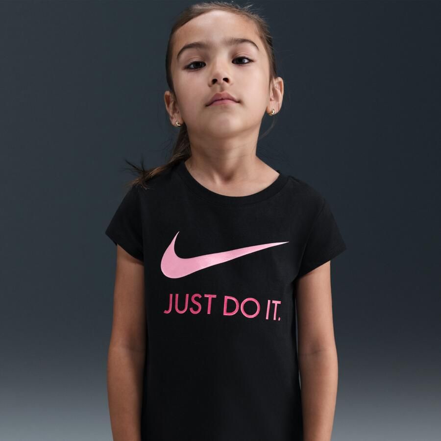 Nike T-shirt voor kleuters Zwart - Foto 4