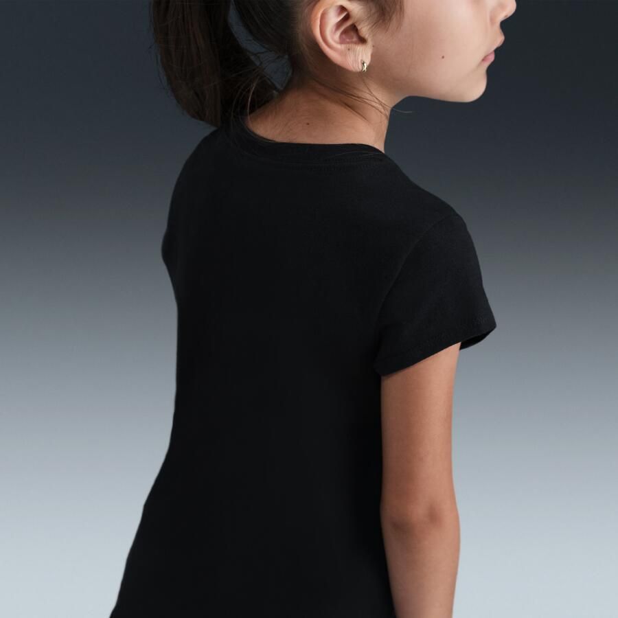 Nike T-shirt voor kleuters Zwart