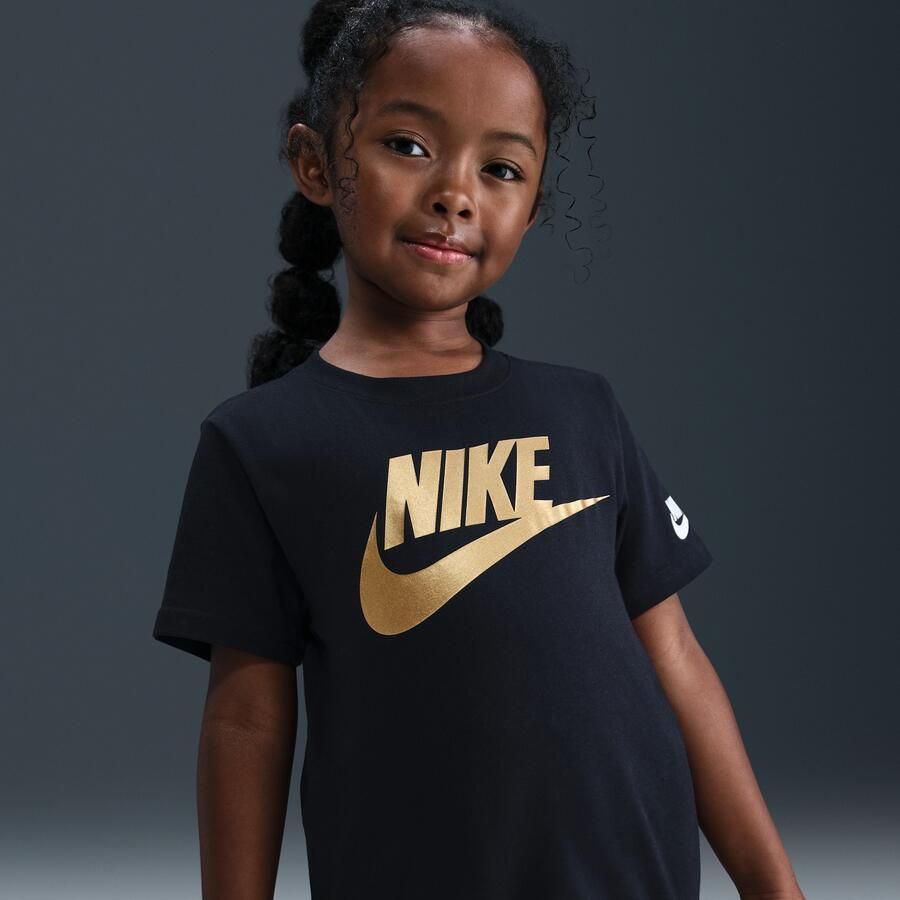 Nike T-shirt voor kleuters Zwart