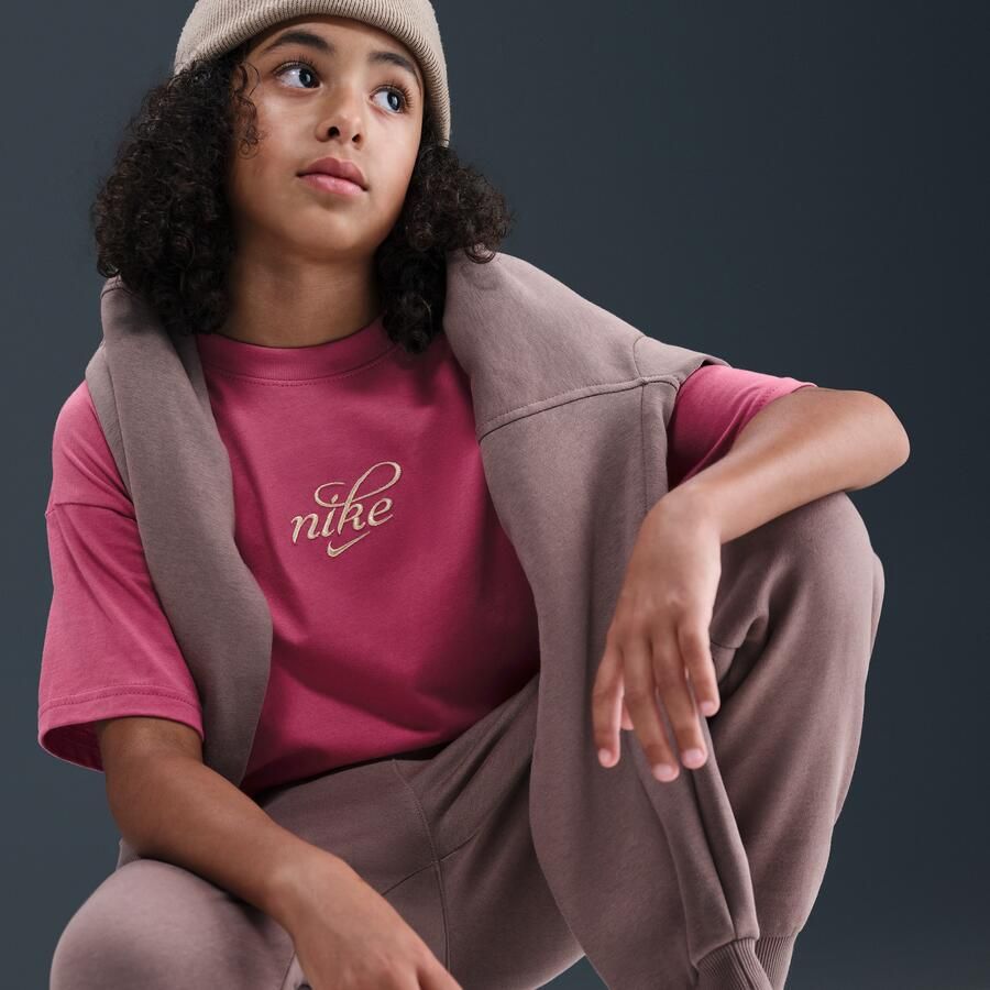 Nike T-shirt voor meisjes Paars - Foto 2