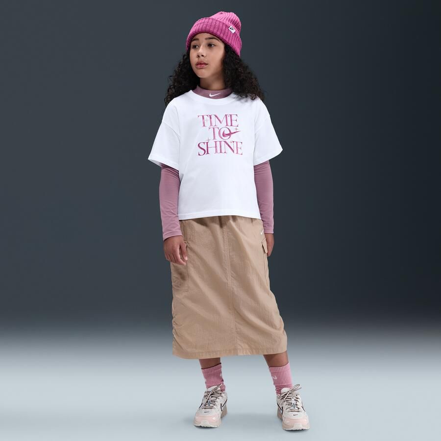 Nike Sportswear T-shirt voor meisjes Wit - Foto 3