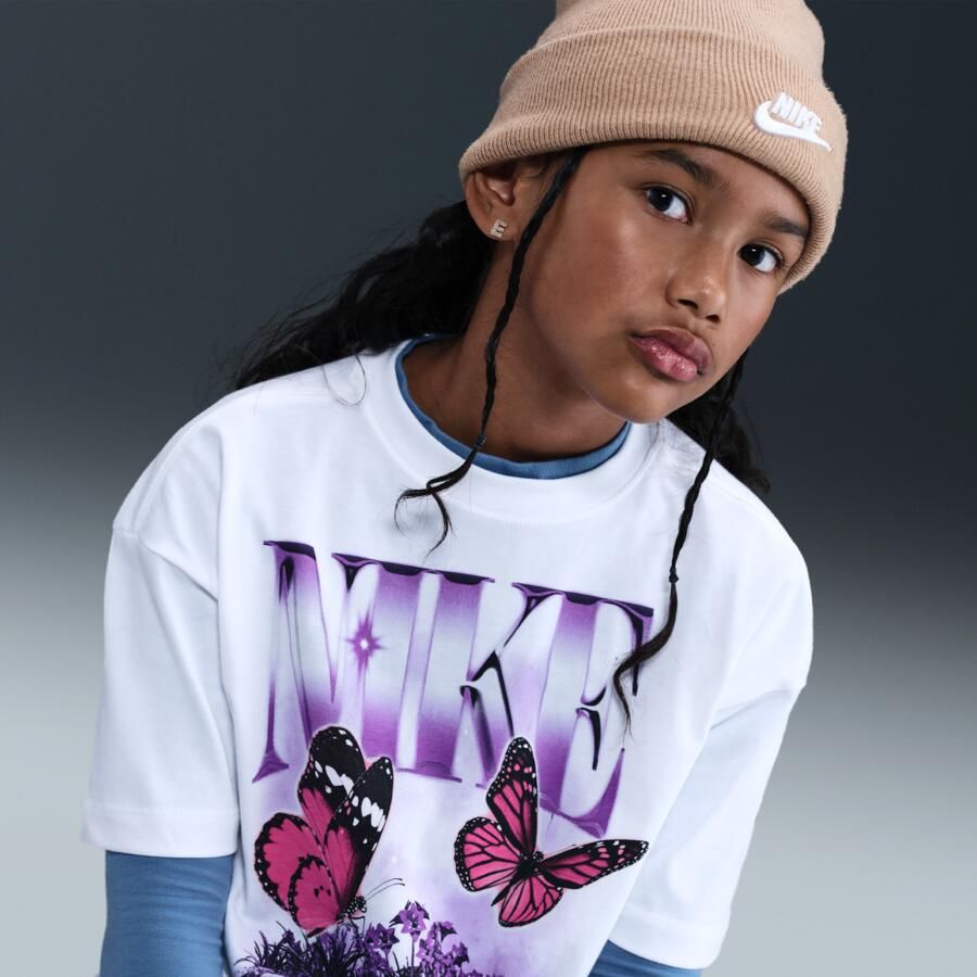 Nike T-shirt voor meisjes Wit - Foto 2