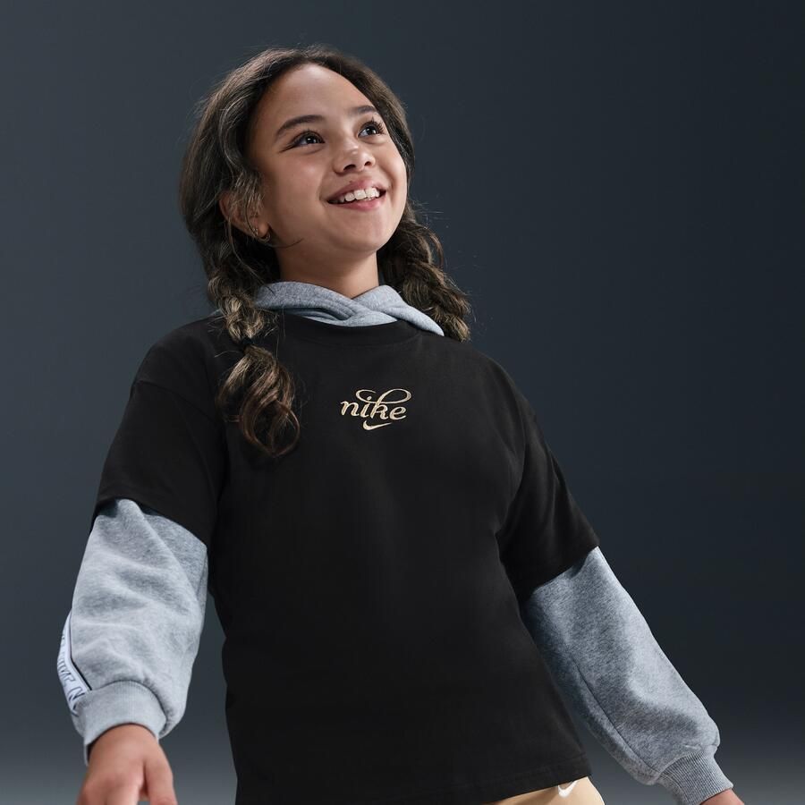 Nike T-shirt voor meisjes Zwart - Foto 2