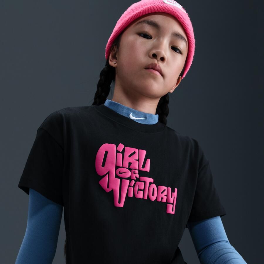 Nike T-shirt voor meisjes Zwart - Foto 2