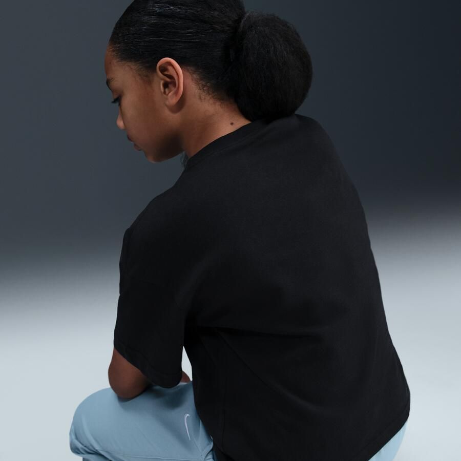 Nike T-shirt voor meisjes Zwart