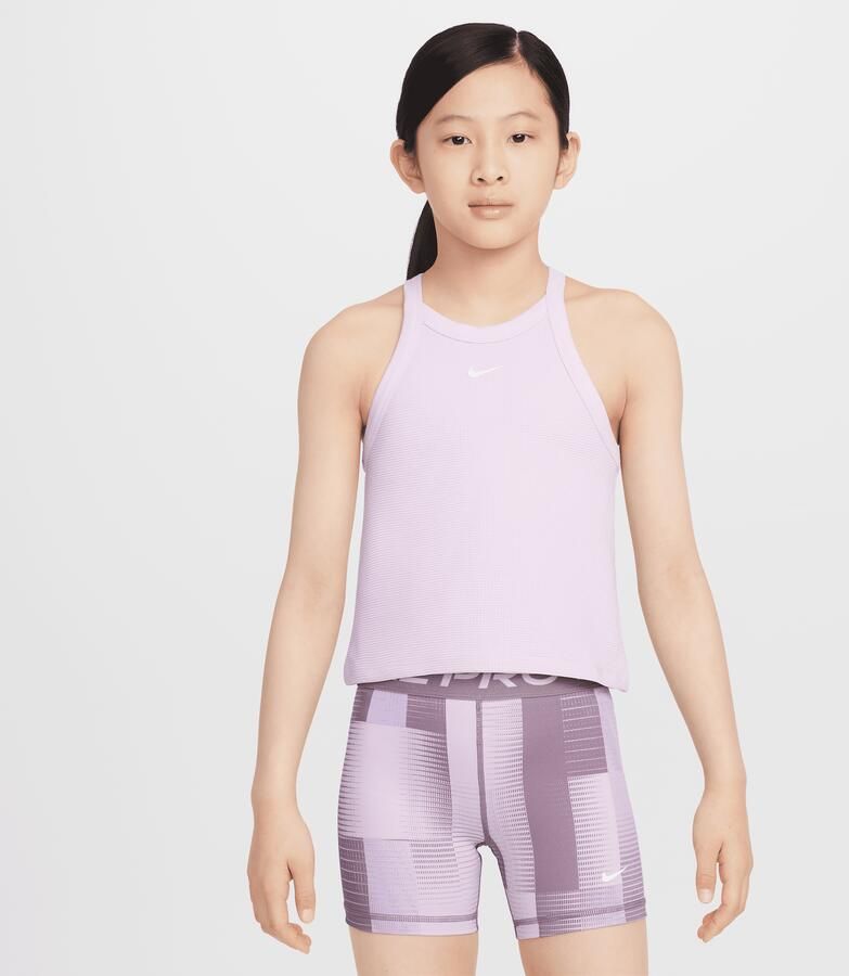 Nike tanktop met hoge hals voor meisjes Paars - Foto 4