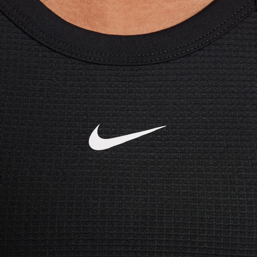 Nike tanktop met hoge hals voor meisjes Zwart - Foto 3