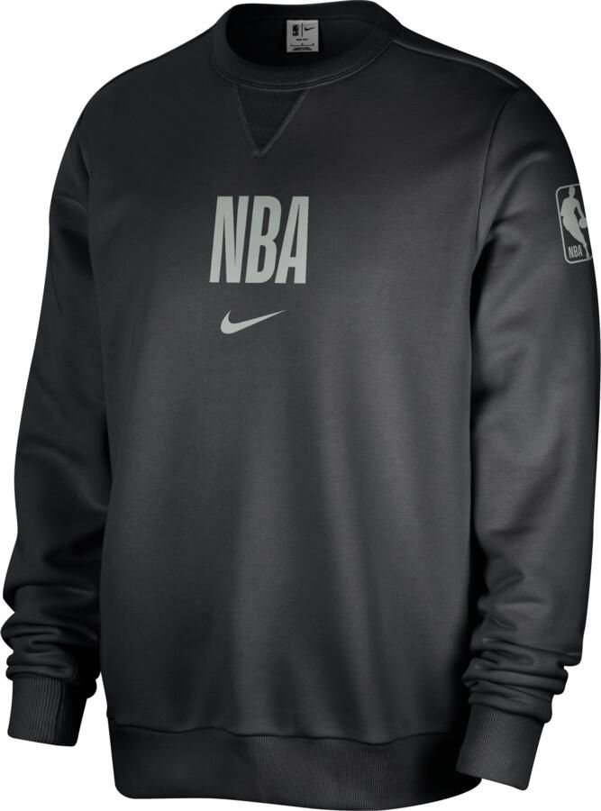 Nike Team 31 Standard Issue NBA-sweatshirt met ronde hals en Dri-FIT voor heren Zwart