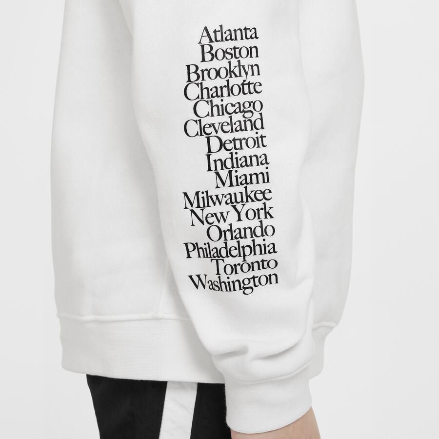 Nike Team 31 Standard Issue NBA-top met ronde hals en Dri-FIT voor kids Wit - Foto 2