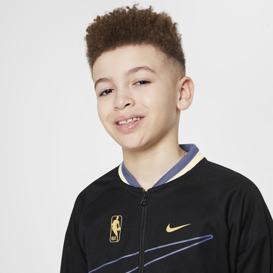 Nike Team 31 Starting 5 Dri-FIT NBA-trainingspak voor kids Zwart