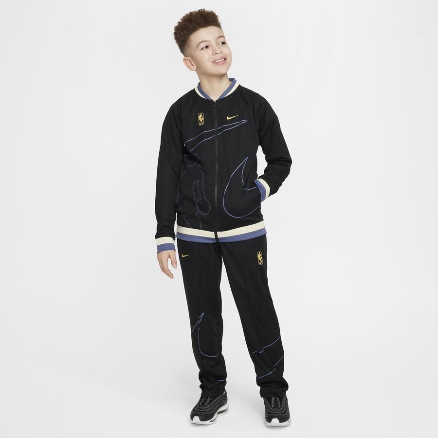 Nike Team 31 Starting 5 Dri-FIT NBA-trainingspak voor kids Zwart - Foto 2