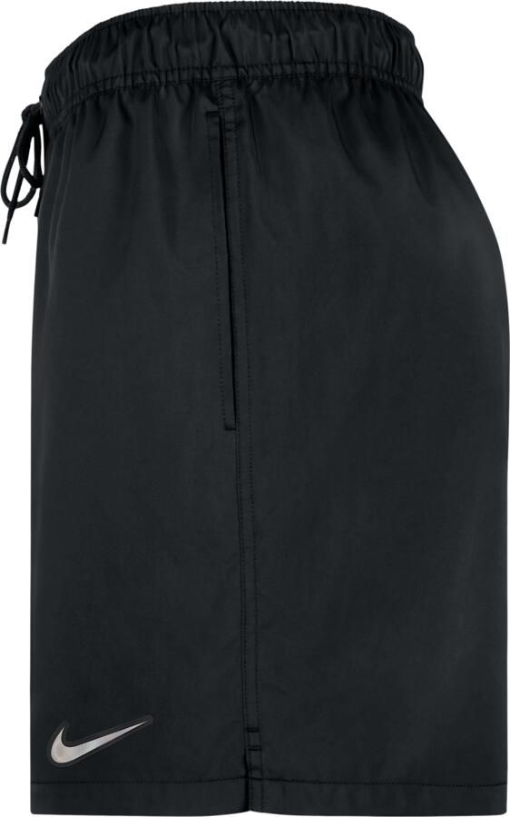 Nike Team 31 Club geweven flowshorts voor heren Zwart