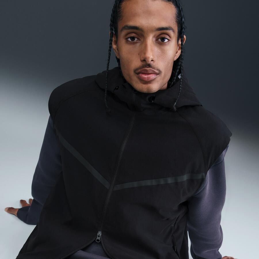 Nike Tech Dri-FIT geweven Windrunner bodywarmer voor heren Zwart - Foto 2