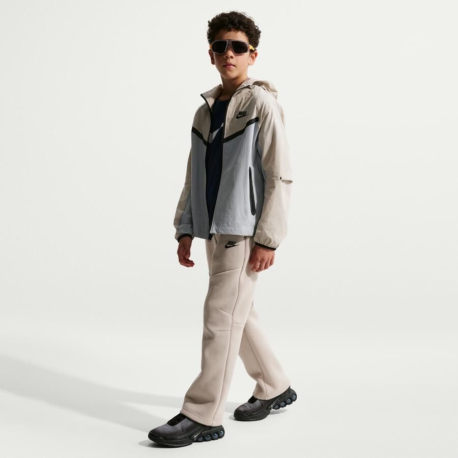 Nike Tech Fleece Broek met open zoom voor jongens Bruin - Foto 4