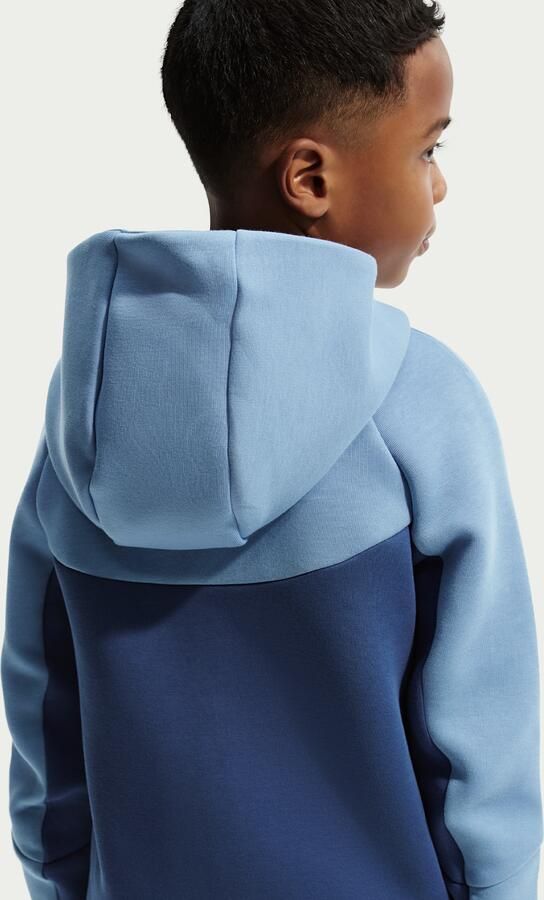 Nike Tech Fleece Hoodie met rits voor kids Blauw - Foto 3