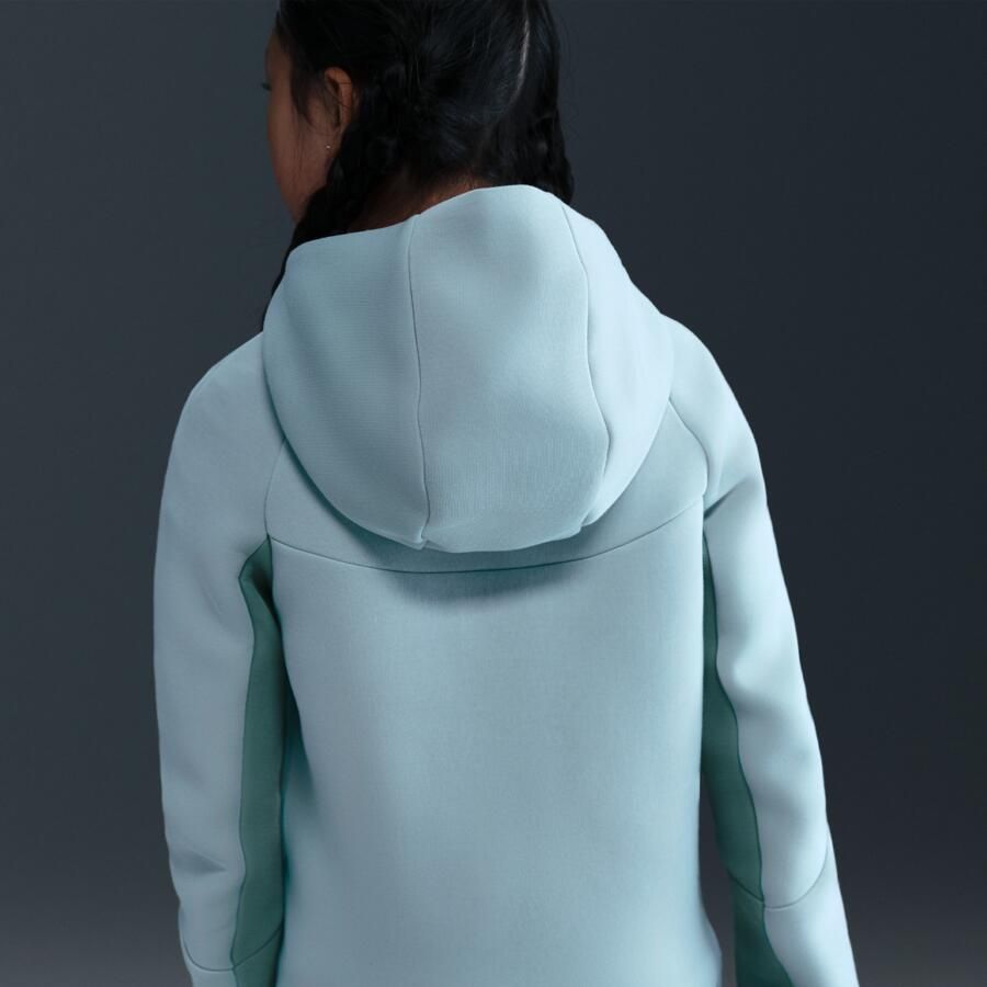 Nike Tech Fleece Hoodie met rits voor kids Grijs - Foto 3