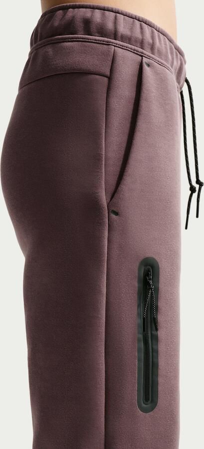 Nike Tech Fleece joggingbroek met halfhoge taille voor dames Paars - Foto 2