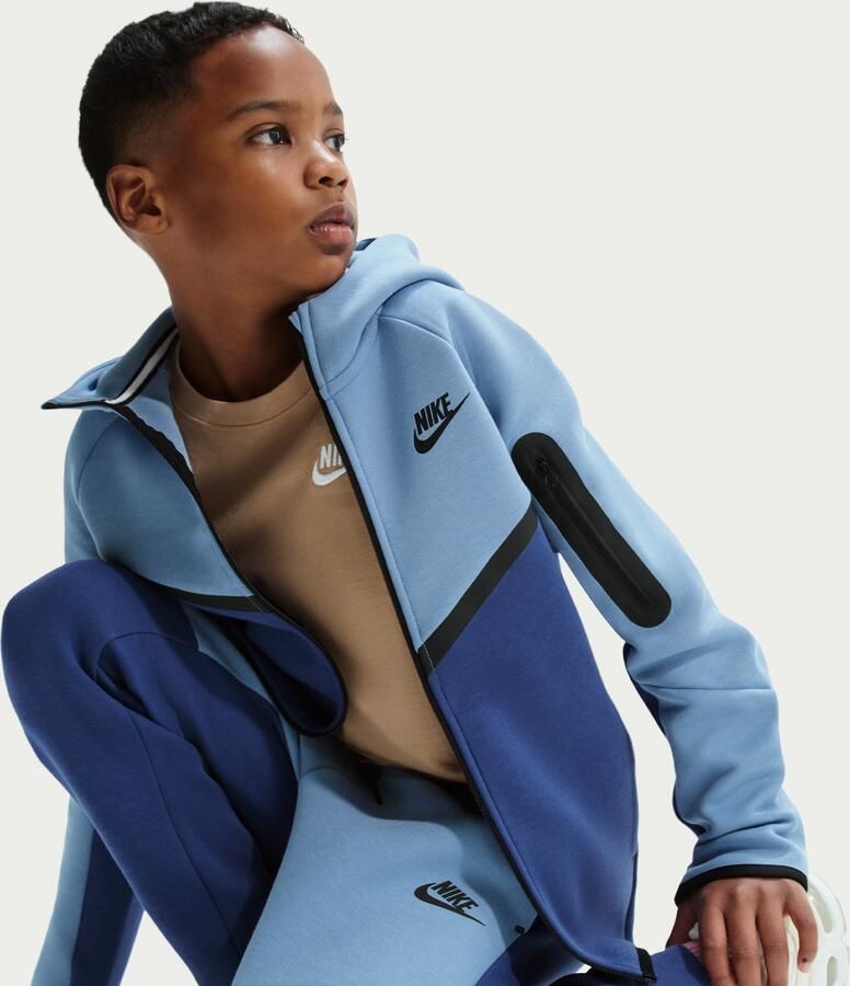 Nike Tech Fleece joggingbroek voor kids Blauw - Foto 3