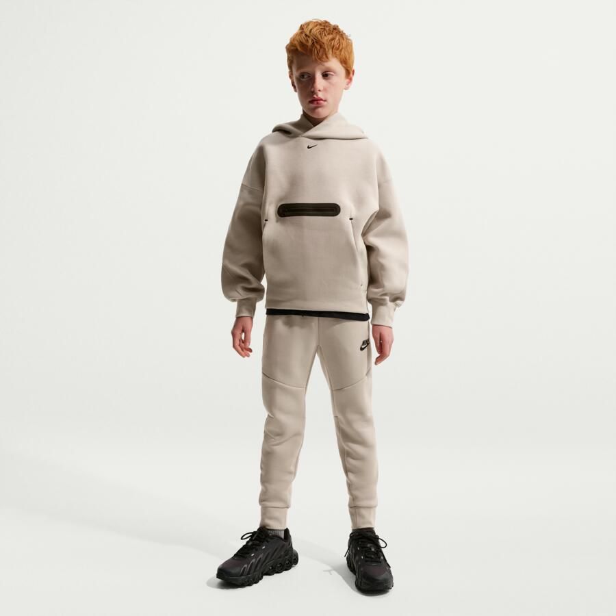 Nike Tech Fleece joggingbroek voor kids Bruin - Foto 4